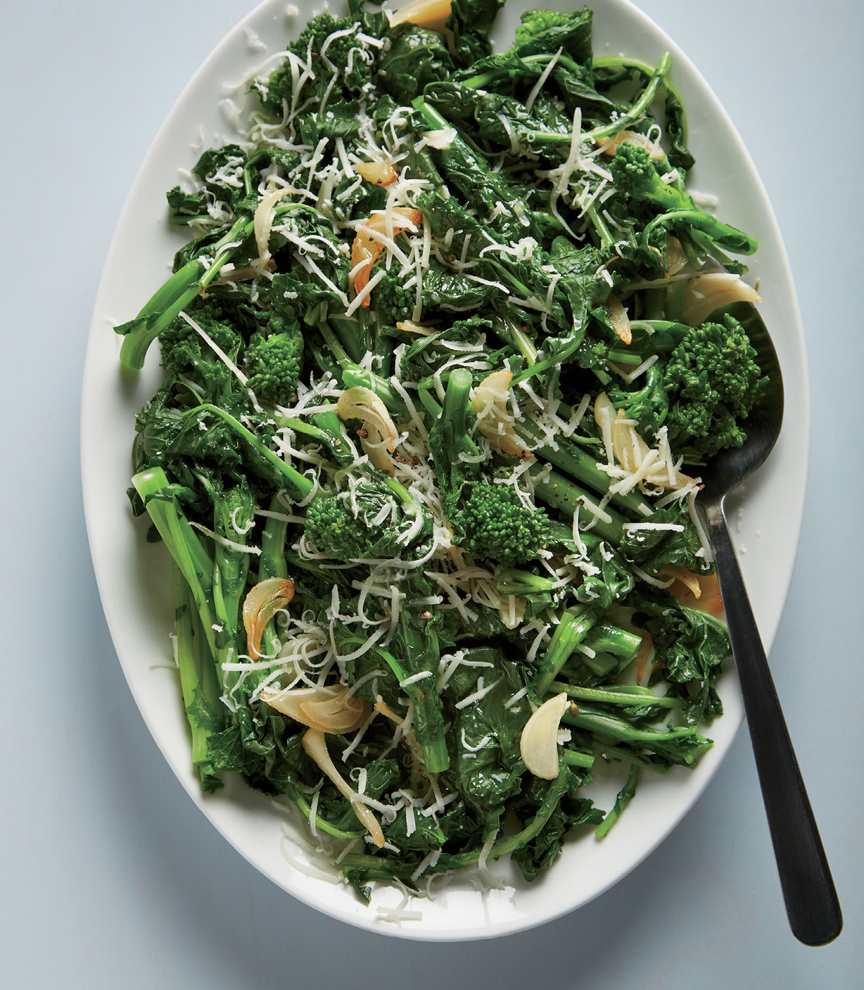 BroccoliRaabwithGarlicandPecorino Recipe Wisdom